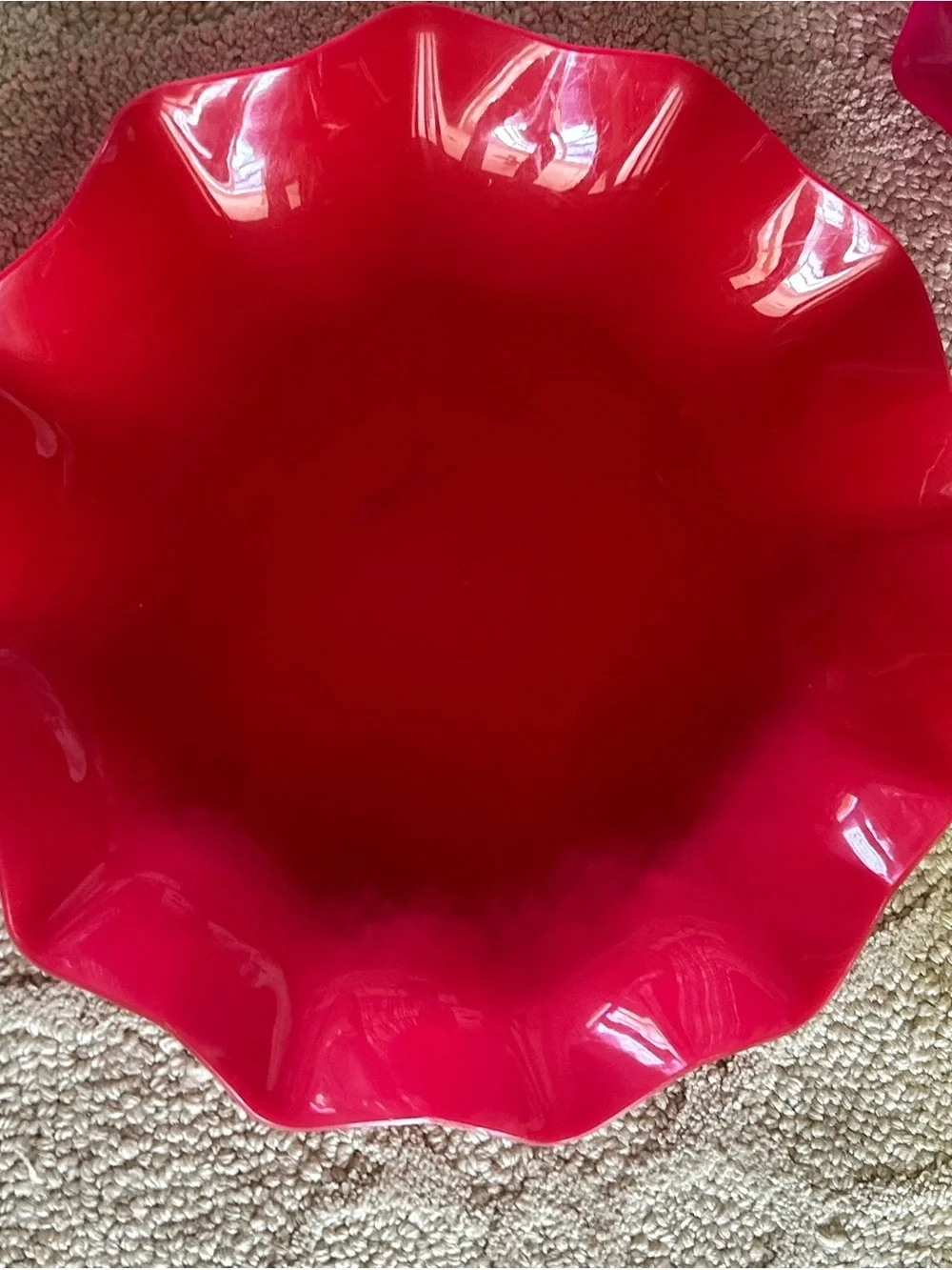 Tupperware Scalloped Plates Set of 3 Colorful Plastic Serving Picnic Party